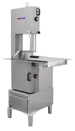 Omcan USA 46787 95" Blade Stainless Steel Floor Model Band Saw - 220 Volt 2.95 HP