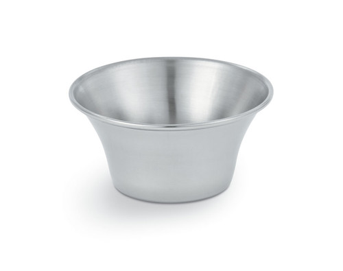 Vollrath 46714 4 Oz. Stainless Steel Flared Sauce Cup
