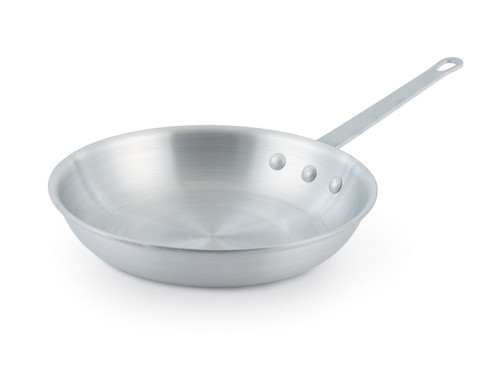 Vollrath 7014 14" 3000 Series Aluminum Riveted Handle with Natural Finish Arkadia Fry Pan