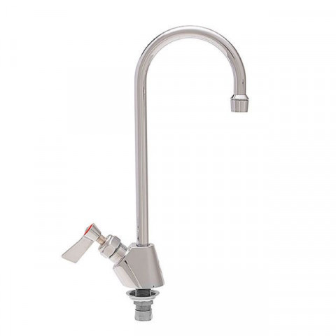 Fisher 58130 6" Stainless Steel Swivel/Rigid Gooseneck Spout Faucet With Single Inlet