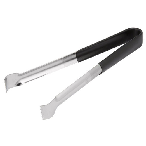 Vollrath 47322 12" Black Insulated Coating Heavy Duty Stainless Equipped with All-Natural Antimicrobial Kool-Touch Pom Tongs