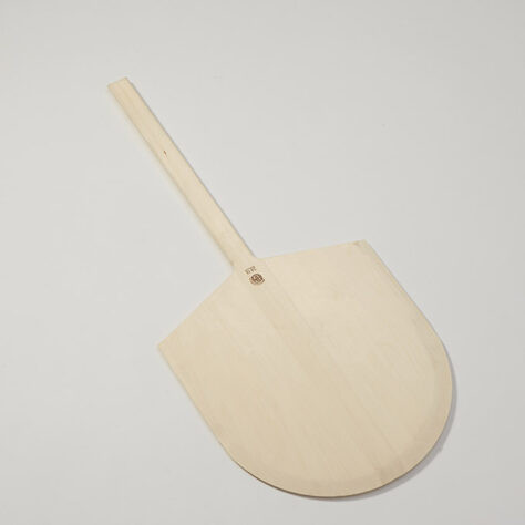 American Metalcraft 3616 16" x 17" Bade 36" Overall Length Wood Pizza Peel
