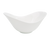 CAC China SHER-78 8.5" L Bone White Porcelain Boat Shape Sheer Spirit Dish (2 Dozen Per Case)