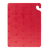 San Jamar CB182412RD 18" x 24" x 1/2" Red Co-Polymer Cut-N-Carry Cutting Board