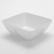 American Metalcraft MWMSQ11
 232 oz
 Plastic
 White Marble Pattern
 Square
 Bowl