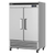 Turbo Air TSF-49SD-N 54.38" W Two-Section Solid Door Reach-In Super Deluxe Freezer - 115 Volts