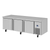 Infrico USA IUC-MR93 93.25"W Three Door Stainless Steel Worktop Refrigerator