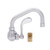 Fisher 20451 6" Swing Spout Single Hole Brass Backsplash Mount Faucet