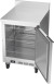 Beverage Air WTF24AHC-FIP 24"W One Door Stainless Steel Worktop Freezer With 4" Foamed-In Place Backsplash