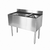 Glastender C-CBA-36R Stainless Steel CHOICE Underbar Combo Ice Bin/Cocktail Unit - 36"W x 19"D