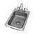 Advance Tabco DI-1-1515-X 15" W x 15" D x 6" H 20 Gauge 304 Stainless Steel 1-Compartment Special Value Drop-In Sink