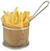 Winco FBM-32R
 3-3/4"
 Stainless Steel
 Round
 Mini Fry Basket