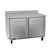 Victory VWF48HC 48"W Two Door Stainless Steel Worktop Freezer Counter With 4" High Foamed In Place Backsplash