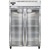 Continental Refrigerator 2F-GD 52" W Two-Section Glass Door Reach-In Freezer - 115 Volts