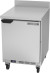 Beverage Air WTF24AHC 24"W One Door Stainless Steel Worktop Freezer With 4" Removable Backsplash