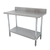 Advance Tabco KSLAG-244-X 48" W x 24" D 430 Stainless Steel 16 Gauge Stainless Steel Base Special Value Work