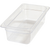 Carlisle 3066107 1/3 Size 3.8 Qt. PolyCarbonate Clear Storplus Food Pan