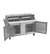 Beverage Air SPE60HC-24M-DS 60" W Two-Section Two Door Dual Side Mega Top Refrigerated Counter
