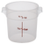 Cambro RFS1PP190 1 qt Translucent Round Storage Container Round