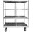 Channel FTDR-3 63" W x 60" H x 30" D 3 Tiers Aluminum Tray Drying Rack