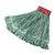 Rubbermaid FGD25306GR00 5" Wide Band Large Green Cotton Super Stitch Mop Head