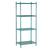 Advance Tabco EGP-34-X 34" H Green Epoxy Coated Stationary Special Value Wire Shelving Post