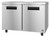 Hoshizaki UR48A 48"W Two-Section Solid Door Reach-In Steelheart Series Undercounter Refrigerator