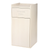 Alpine AP476-WHI White Wood 40 Gallons Receptacle Enclosure with Drop Hole and Tray Shelf