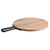 TableCraft Products 10080 12" D x 3/5" H x 16 3/4" W Light Brown Round Industrial Collection Serving Paddle