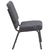 Flash Furniture FD-CH02185-SV-DKGY-GG 800 Lb. Gray Fabric Upholstery Hercules Series Stacking Church Chair