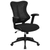 Flash Furniture BL-ZP-806-BK-GG 25.75" W x 42.75" H x 25" D Black Designer Executive Swivel Office Chair