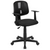 Flash Furniture LF-134-A-BK-GG 250 Lbs. Black Adjustable Seat Height Flash Fundamentals Task Office Chair