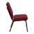 Flash Furniture XU-CH-60096-BY-GG 19" W x 33" H x 24" D Gold Vein Burgundy Hercules Series Stacking Church Chair