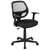 Flash Furniture LF-118P-T-BK-GG 250 Lbs. Black Adjustable Seat Height Flash Fundamentals Task Office Chair