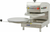 DoughXpress D-TXA-2-18 18.19" W x 25.13" H x 24.69" D Stainless Steel Air Semi-Automatic 2 Start Buttons Tortilla/Pizza Dough Press - 220 Volts, 1-Ph