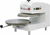 DoughXpress D-TXA-2-18-W 18.19" W x 25.13" H x 24.69" D White Powder Air Semi-Automatic 2 Start Buttons Tortilla/Pizza Dough Press - 220 Volts, 1-Ph