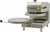 DoughXpress D-TXE-2-18 18.19" W x 25.13" H x 24.69" D Stainless Steel Electro-Mechanical Automatic 2 Start Buttons Tortilla/Pizza Dough Press - 220 Volts, 1-Ph