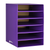 Alpine ADI501-06-PUR Purple Shelf for School & Offices Organizer