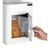 Alpine ADI631-10-WHI White Finish Through the Wall Drop Box with Adjustable Chute Mail Receptacle