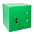 Alpine ADI637-02-3-GRN 10" x 10" x 10"H Green Acrylic Lock & Key Suggestion Box