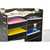 Alpine ADI503-12-BLK 12 Compartment Black Finish Wood Paper Literature File Organizer