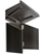 Alpine ADI661-05-BLK Black Foldable Tabletop Lectern