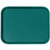 Cambro 1014FF414 10.44" x 13.56" Teal Rectangular Polypropylene Rigid Bottom Textured Surface Fast Food Tray