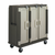Cambro MDC1411T60194 60" W x 29.25" D x 63.63" H Tall Profile (3) Doors 3-Compartments Heavy Duty Aluminum Handles with Security Screws Sand with Cream Color Door Meal Delivery Cart