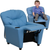 Flash Furniture BT-7950-KID-LTBLUE-GG 90 Lb. Light Blue Vinyl Solid Hardwood Frame Contemporary Style Kids Recliner