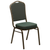 Flash Furniture FD-C01-GOLDVEIN-0640-GG Green Patterned Fabric Gold Vein Powder Coated Frame Finish Hercules Series Stacking Banquet Chair