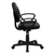 Flash Furniture BT-688-BK-A-GG Black Nylon Arms Heavy Duty Black Nylon Base Mid-Back Design Ergonomic Swivel Task Chair