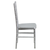 Flash Furniture LE-SILVER-GG Silver One-Piece Ultra-Strong Polycarbonate Designed For Indoor/Outdoor Commercial Use Hercules Premium Series Stacking Chiavari Chair