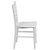 Flash Furniture LE-L-7K-WH-GG White One-Piece Polypropylene Designed For Indoor/Outdoor Commercial Use Kid's Chiavari Chair