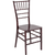 Flash Furniture LE-MAHOGANY-M-GG Mahogany Resin Ladder Back Hercules Premium Series Stacking Chiavari Chair